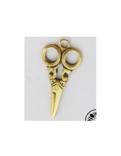 Pendentif ciseaux Vintage en laiton
