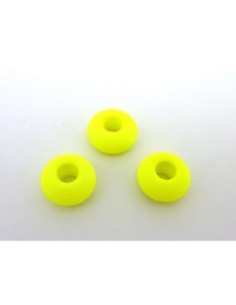 Perle donut fluo à gros trou