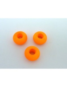 Perle donut fluo à gros trou