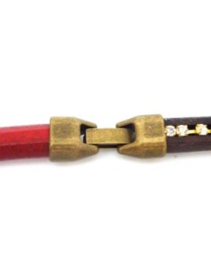 Fermoir clip pour cordon cuir regaliz
