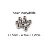 PERLES EN ACIER INOX