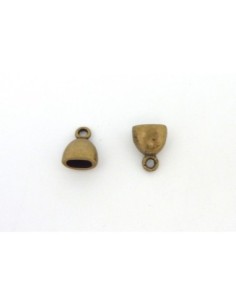 20 Embouts pour cordon 7mm x 4mm, cache nœud métal 2
