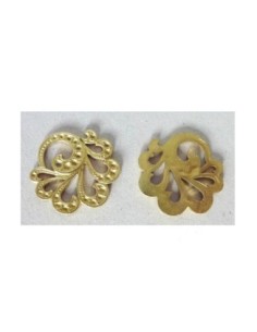 Estampe filigrane fleur en laiton  2