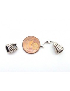 Fermoir clip pour cordon cuir de 5mm 2