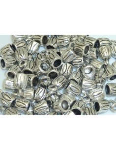 50 Embouts pour cordon 3,5mm, cache nœud, fermoir en métal