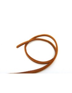 R-1m Cuir carré 3,3mm de couleur camel, marron - CUIR 2