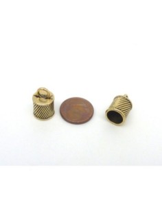 4 Embouts pour cordon 7,9mm, cache nœud, fermoir en métal... 2
