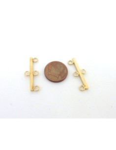 Embout doré 3 rangs pour création DIY 2