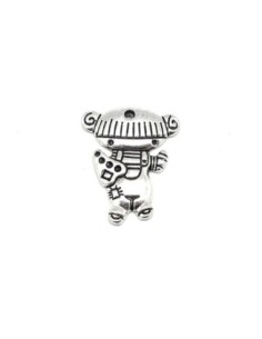 Breloques metal argente garçon Charm