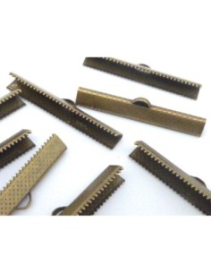 serre ruban 40mm métal couleur bronze