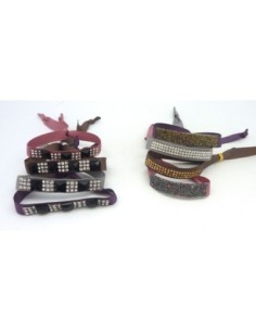 Kit de création Bracelet ruban ajustable violet et... 2