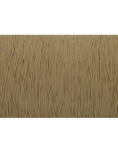 Fil élastique beige sable fin en diamètre 0,5mm 2