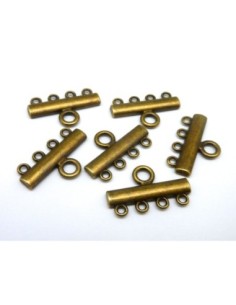 6 embouts multi rangs - 4 rangs 24mm en métal de couleur...