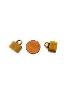 10 Embouts pour lanière de 9mm en métal lisse de couleur... 2