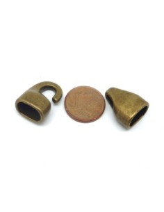 Fermoir crochet bronze à gros trou 2