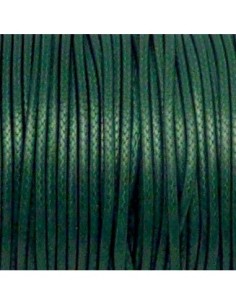 Cordon polyester enduit 2mm vert pour création DIY 2
