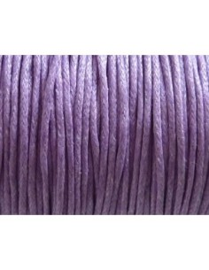 10m Fil coton ciré 1mm parme