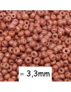 Perle de rocaille vieux rose pour création DIY