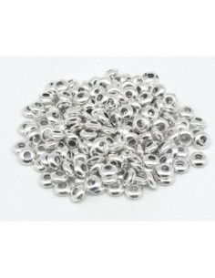 Perle rondelle 5mm argenté pour diy
