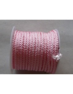 Cordon polyester rose pâle layette 2