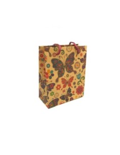 Pochette cadeaux 11,5 x 14cm motif papillon à soufflet en...