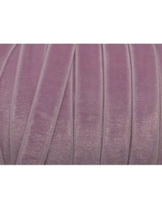 Galon élastique rose parme 10mm