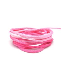 Cordon satin 2mm pas cher dégradé de rose fuchsia 2