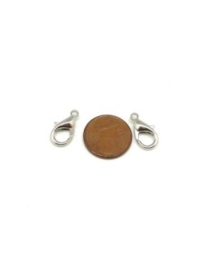 Mousqueton 14mm argenté 2