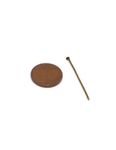 Clous tête plate 3cm bronze 2