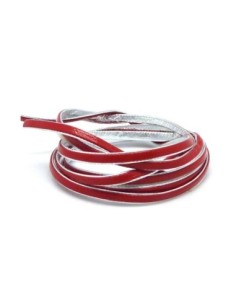 R-1m lanière cuir synthétique bicolore rouge cardinal /...
