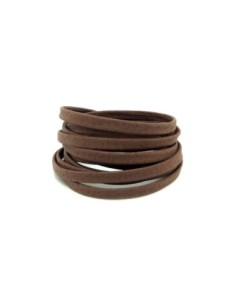 1,8M Cordon plat cuir synthétique 5mm de couleur marron...