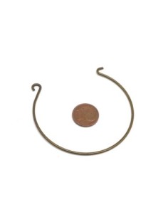Bracelet jonc bronze 6cm en métal 2