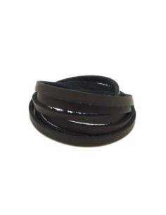 R-1m lanière cuir 5mm de couleur marron brun
