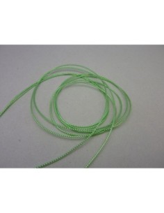 Fil scoubidou, cordon de plastique vert reflet brillant... 2