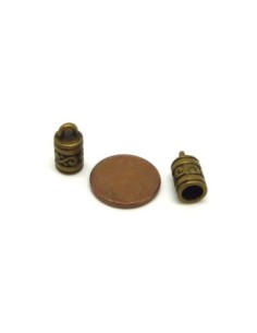 Embout rond pour cordons en métal 2
