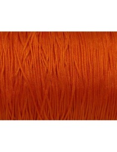 Fil de jade 0,8mm de couleur orange  - idéal noeud coulissant - WRAP - SHAMBALLA 2