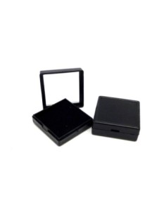 Petits écrins carré 4cm X 4cm X 1,5cm de couleur noir