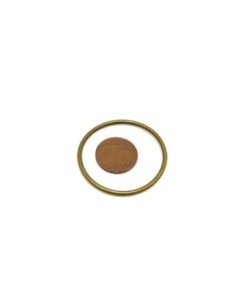 5 grands anneaux fermés cercles 34,5mm en métal de couleur bronze pour attrape rêve par exemple 2