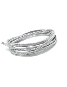 Ruban soutache couleur gris argenté plat 3mm