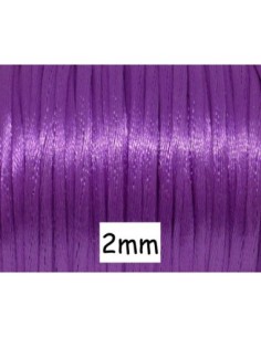 Cordon queue de rat rose bysantin 2mm pas cher