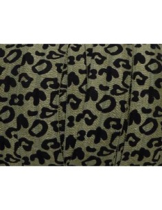 Ruban élastique motif panthère 15mm 2