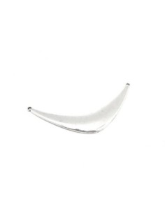 Plastron pendentif Connecteur triangle demi lune 115mm en...