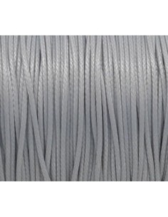 Cordon résistant gris 1mm pour création bijoux 2