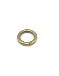 Mousqueton porte clé rond de sac, fermoirs 29mm en métal de couleur bronze 