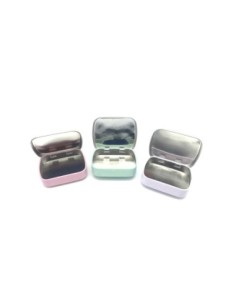 Lot de 3 Boites métalliques de rangement , boite cadeaux, motif assorti gourmandise tea time muffins macaron, cake 2