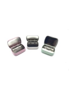 Lot de 3 Boites métalliques de rangement , boite cadeaux, motif assorti gourmandise tea time chocolat cup cake 2
