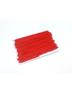 galon frange de couleur rouge en polyester et coton 2