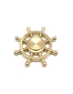 Fidget spinner Hand spinner  TOY Hélice 8 branches métal doré