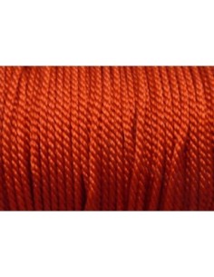 Fil polyester mouliné 3 fils rouge coquelicot brillant...