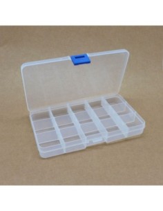 Boite de rangement 17cm X 9,5cm X 2cm perles, scrapbooking, boutons